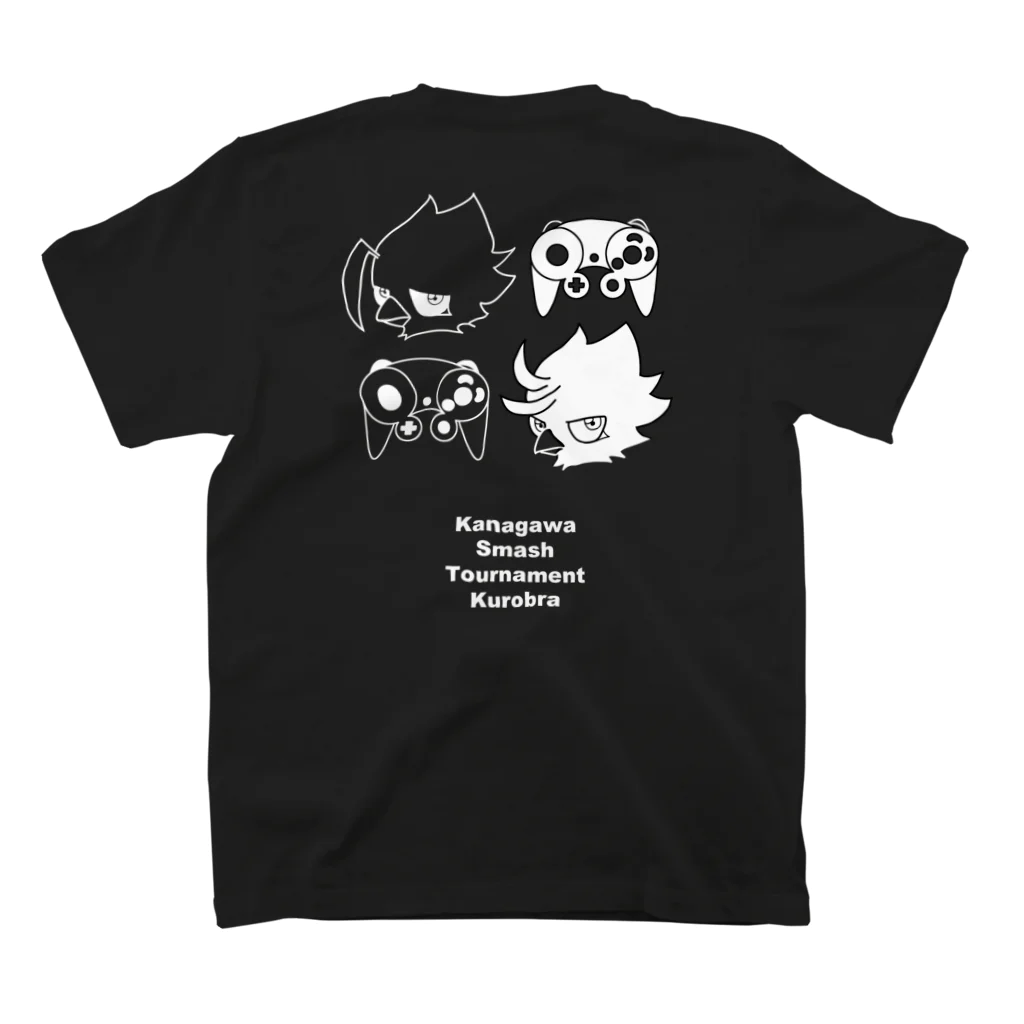 クロマキバレットのクロブラロゴB スタンダードTシャツの裏面