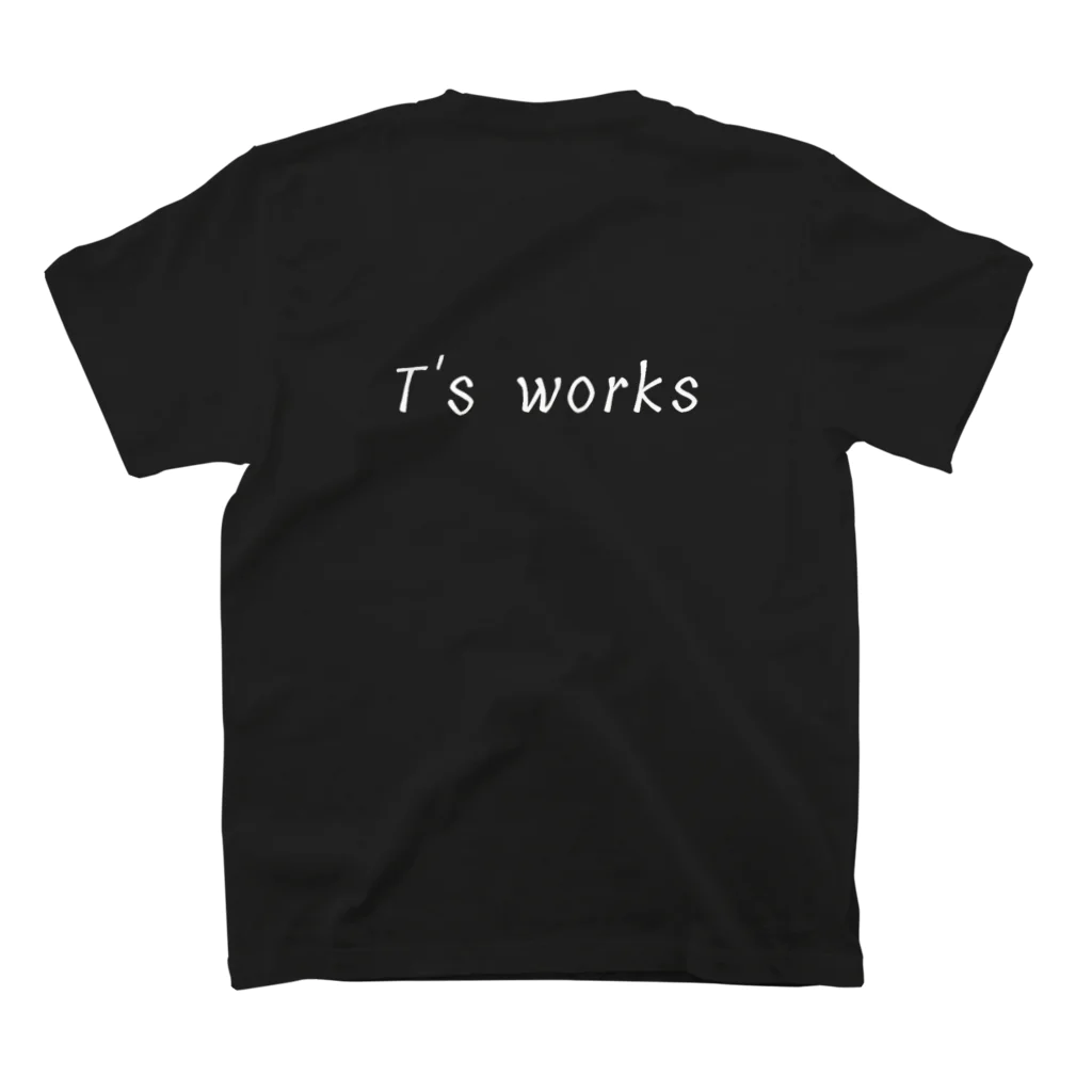 車オタクのT'sworks tシャツ スタンダードTシャツの裏面