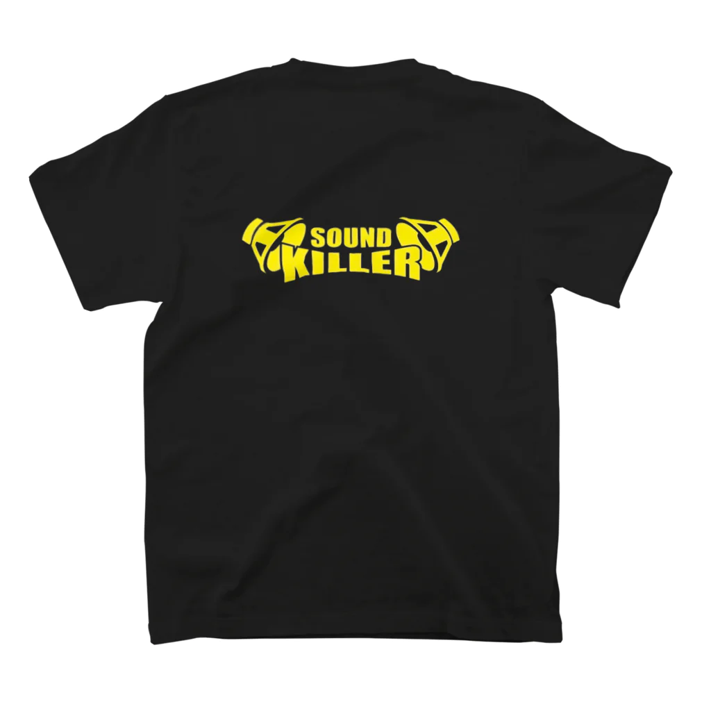 🔊SOUND KILLER🔊のイエローロゴ スタンダードTシャツの裏面