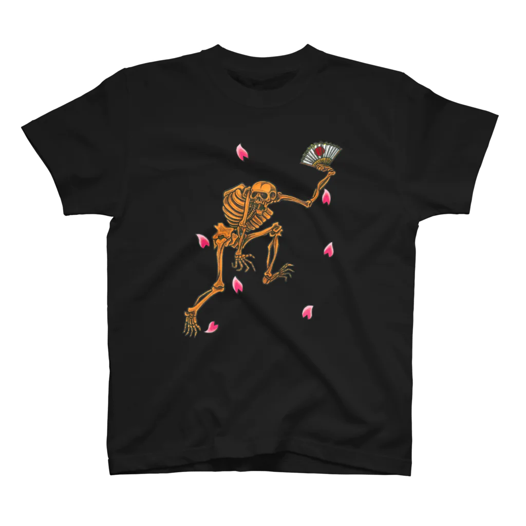 2438 DESIGNのDANCING SKULL スタンダードTシャツ