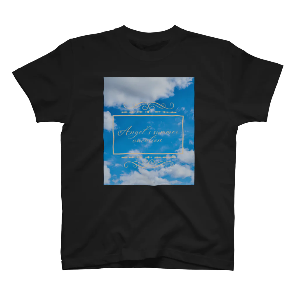 ゆにねこ惑星のପ天使の夏休みଓ青空旅行(濃) Regular Fit T-Shirt