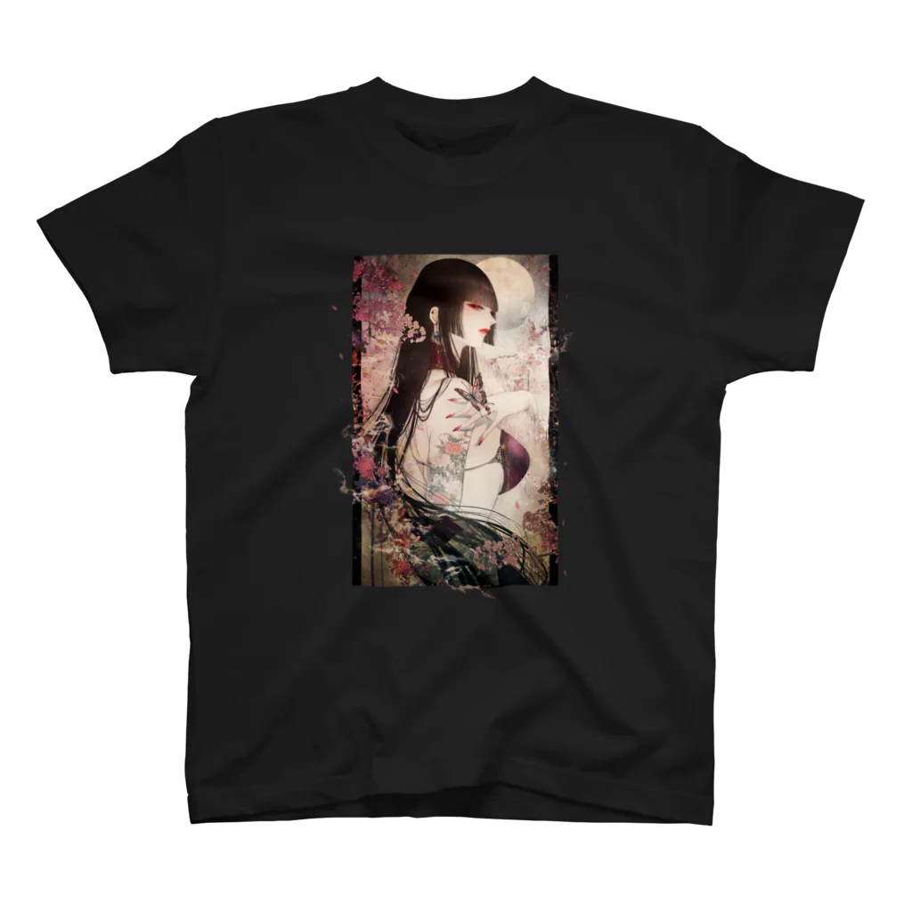 皐月 恵 -Kei Satsuki-の花鳥風月 Regular Fit T-Shirt