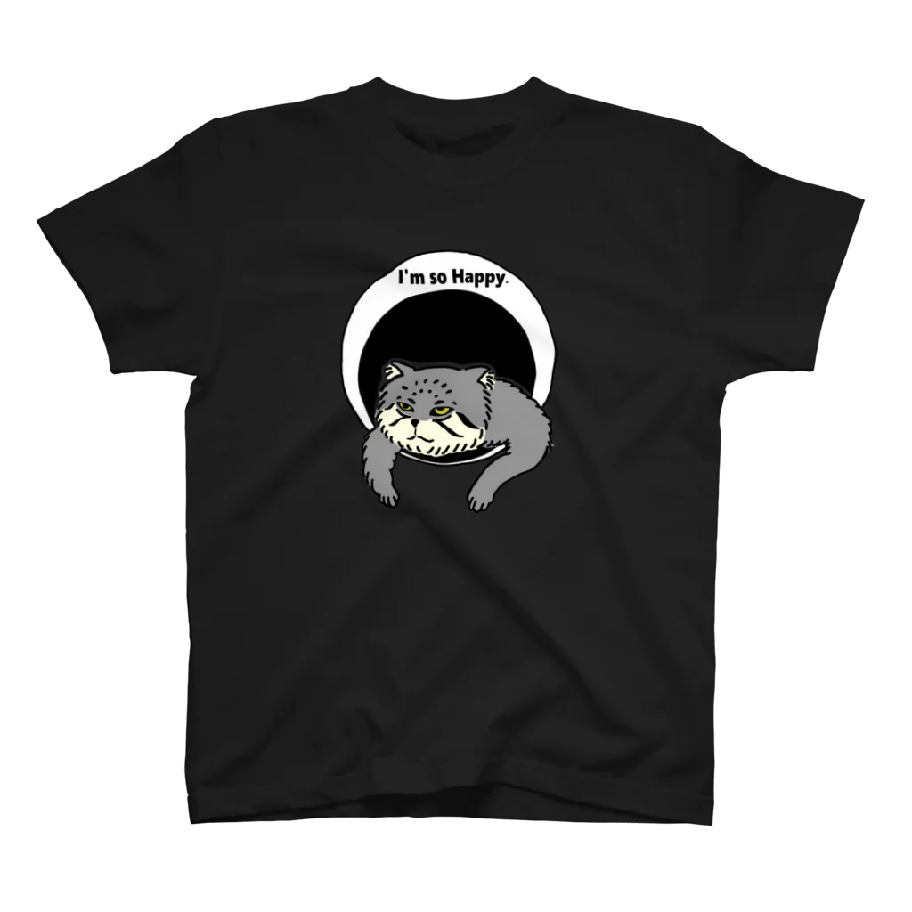 NoaHの穴からマヌルネコTシャツ② スタンダードTシャツ