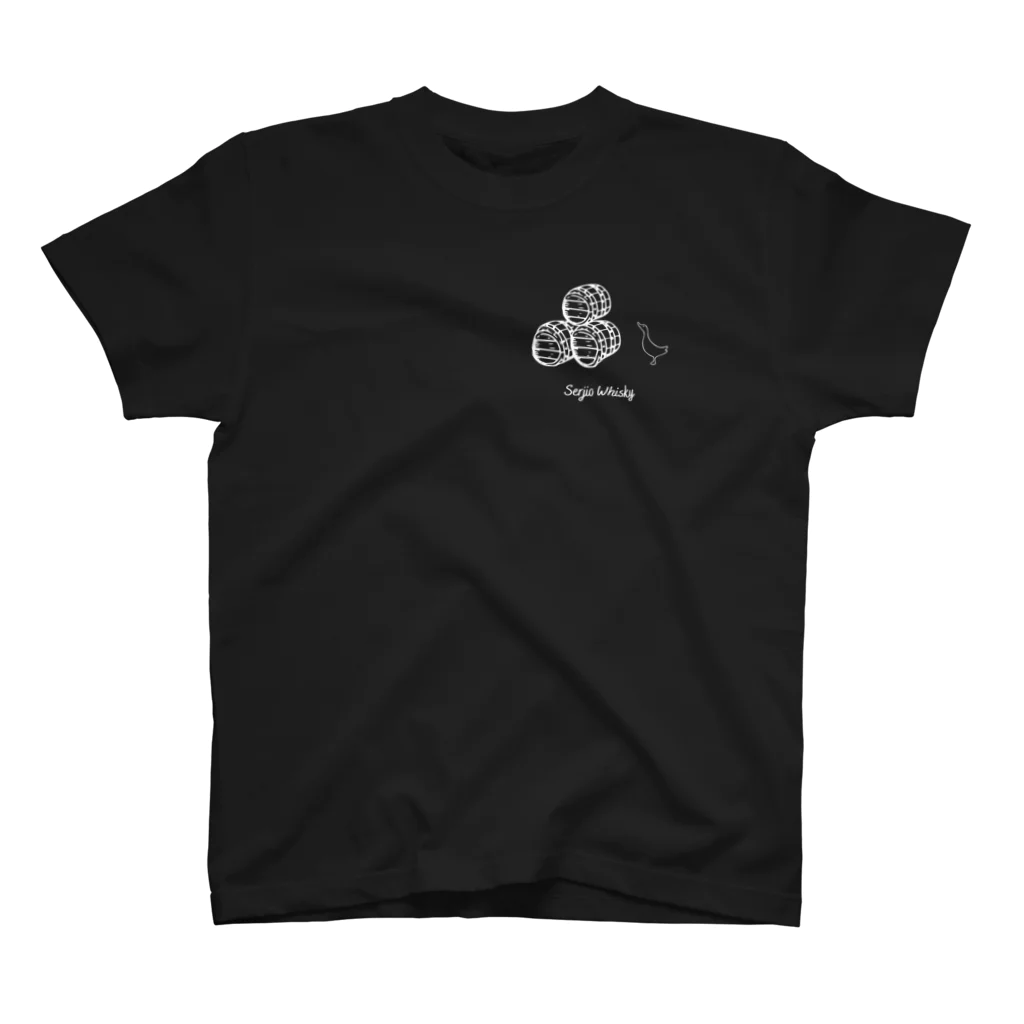 せるじおウイスキー商店（SWS）2号店の【Dark Color】Whisky Goose スタンダードTシャツ