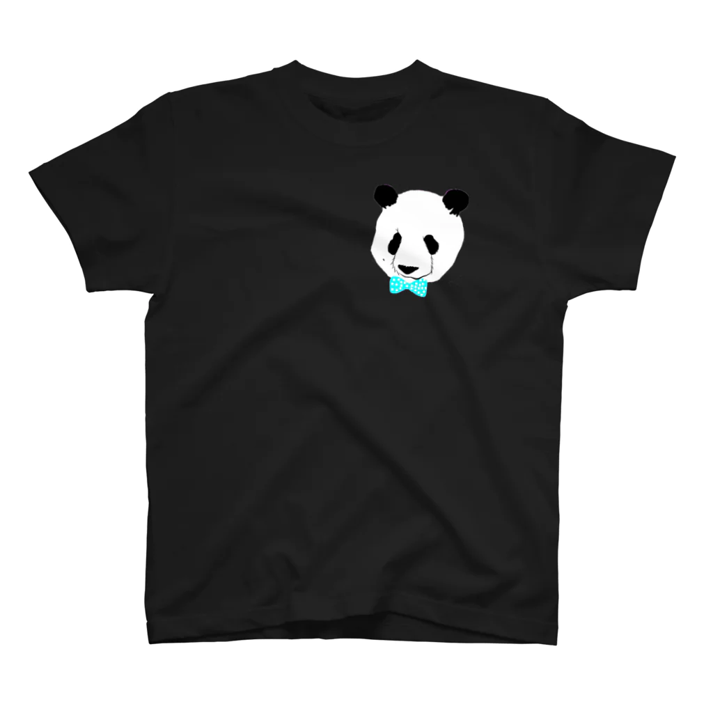 KaNaN〜パンダのパンダの青リボン🐼 スタンダードTシャツ