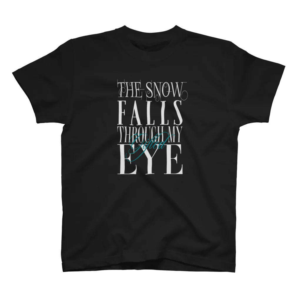 TEDDIESの#T-Shirt THE SNOW FALLS THROUGH MY GIFTED EYE スタンダードTシャツ