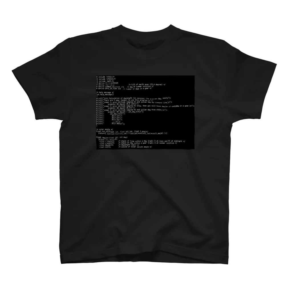 Fujin Glitchのcodes スタンダードTシャツ