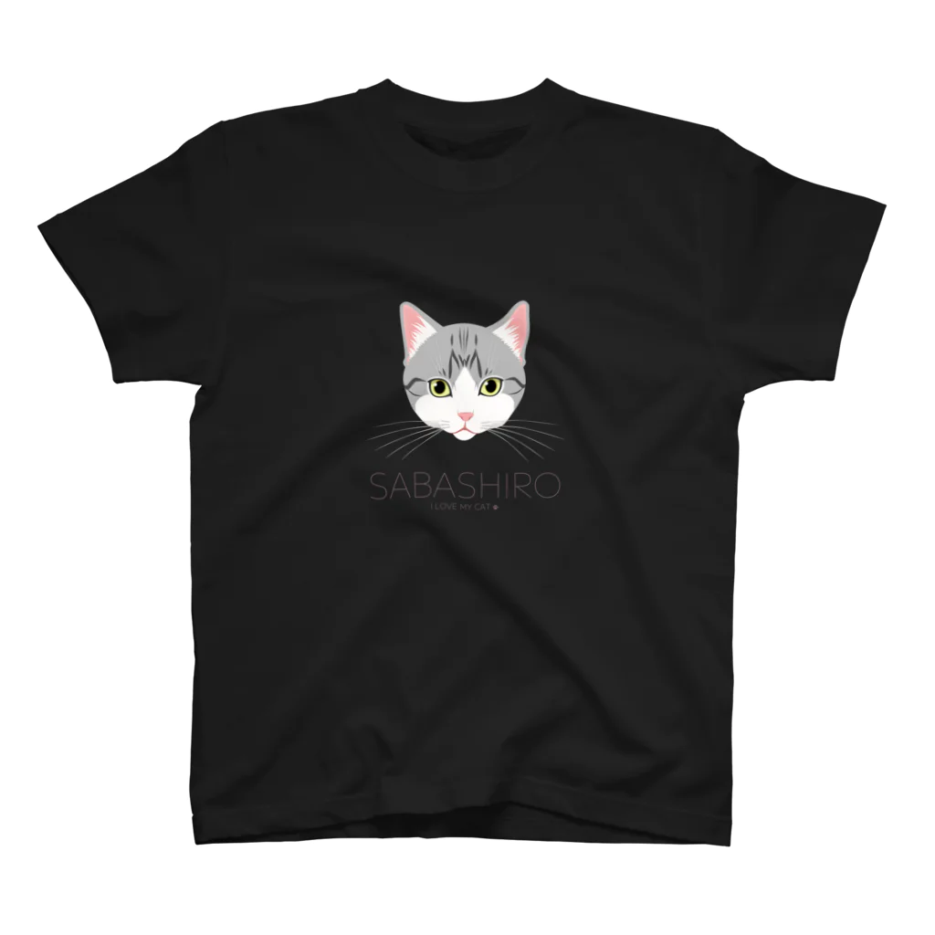 Baby Tigerのねこラブ・サバ白 スタンダードTシャツ