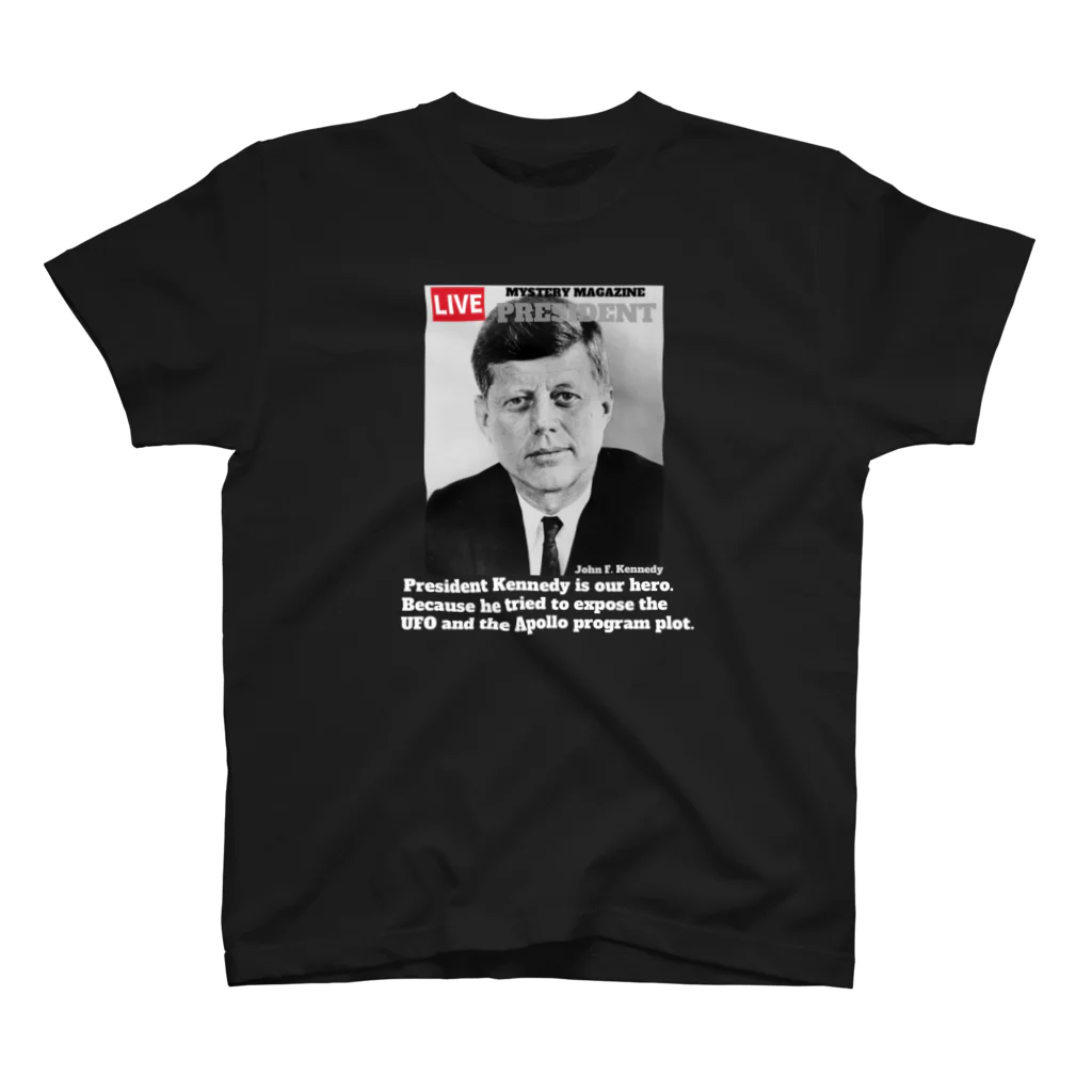 Mystery World Center（ミステリーワールドセンター）のケネディ大統領 スタンダードTシャツ