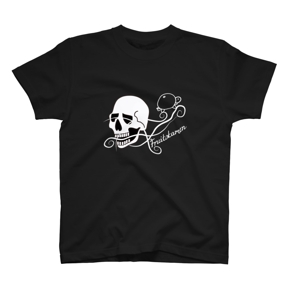 かるなぼっくすのドクロとミカンかめン01 Regular Fit T-Shirt