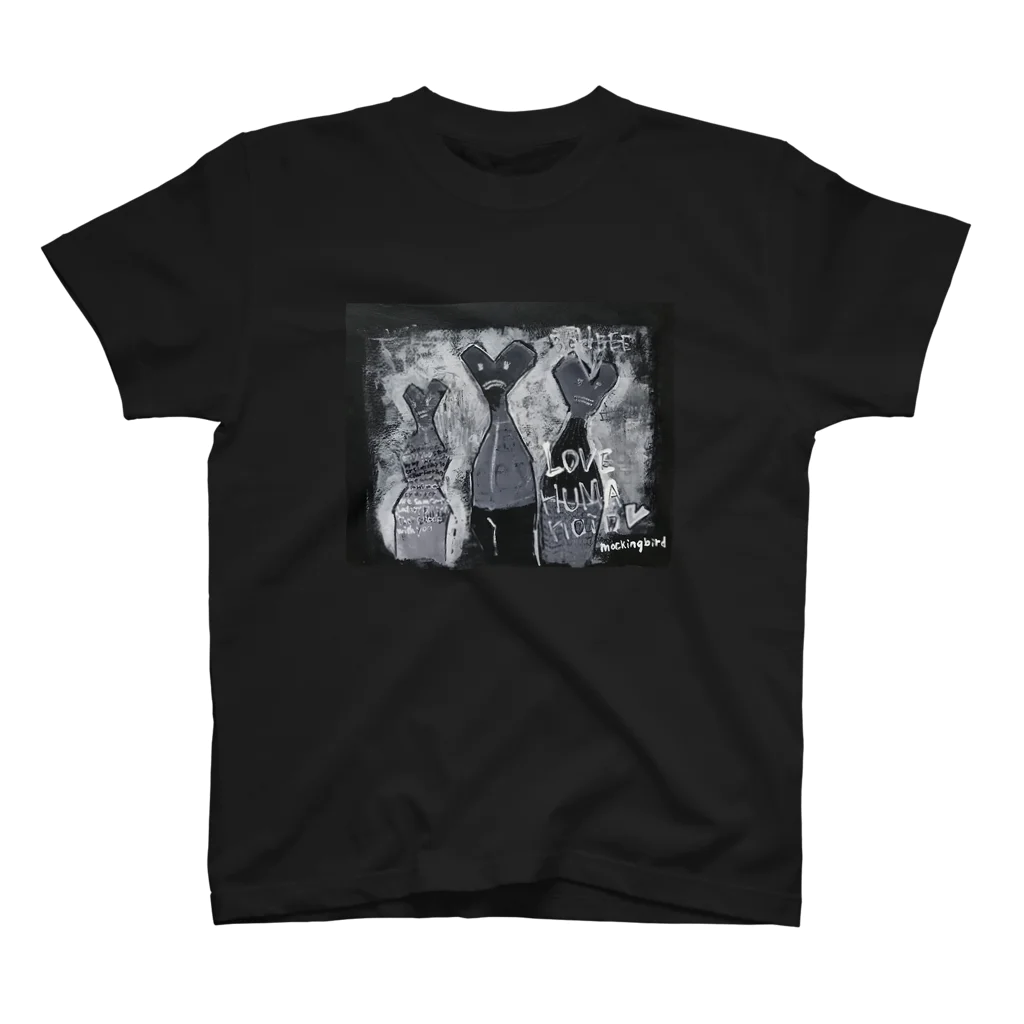 buchinecoのLOVE humanoid スタンダードTシャツ