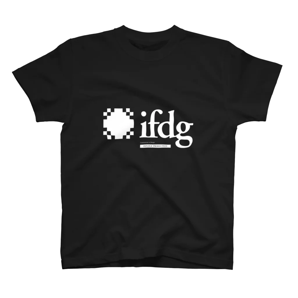 Infledge DesignのIFDG_1 WHT スタンダードTシャツ