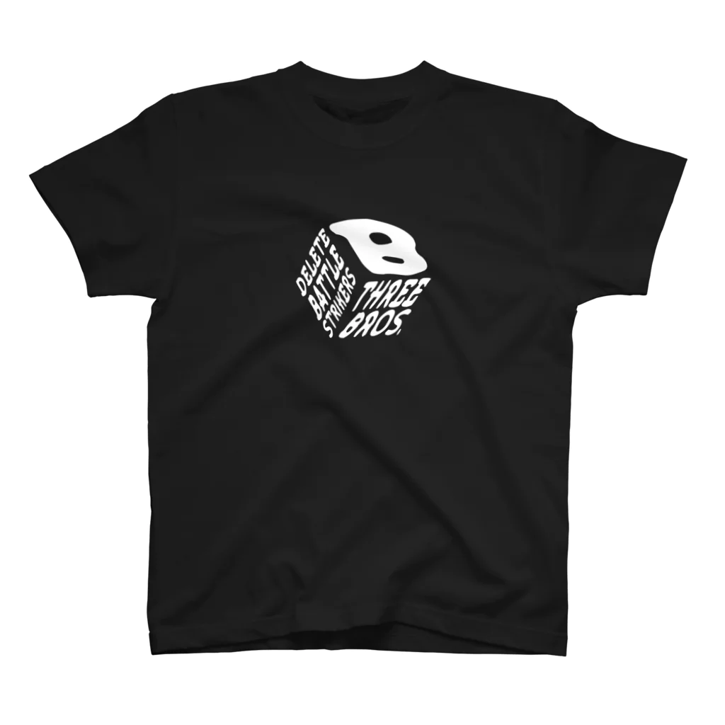 3BROS. -DBS-の3BROS. スタンダードTシャツ白字 Regular Fit T-Shirt