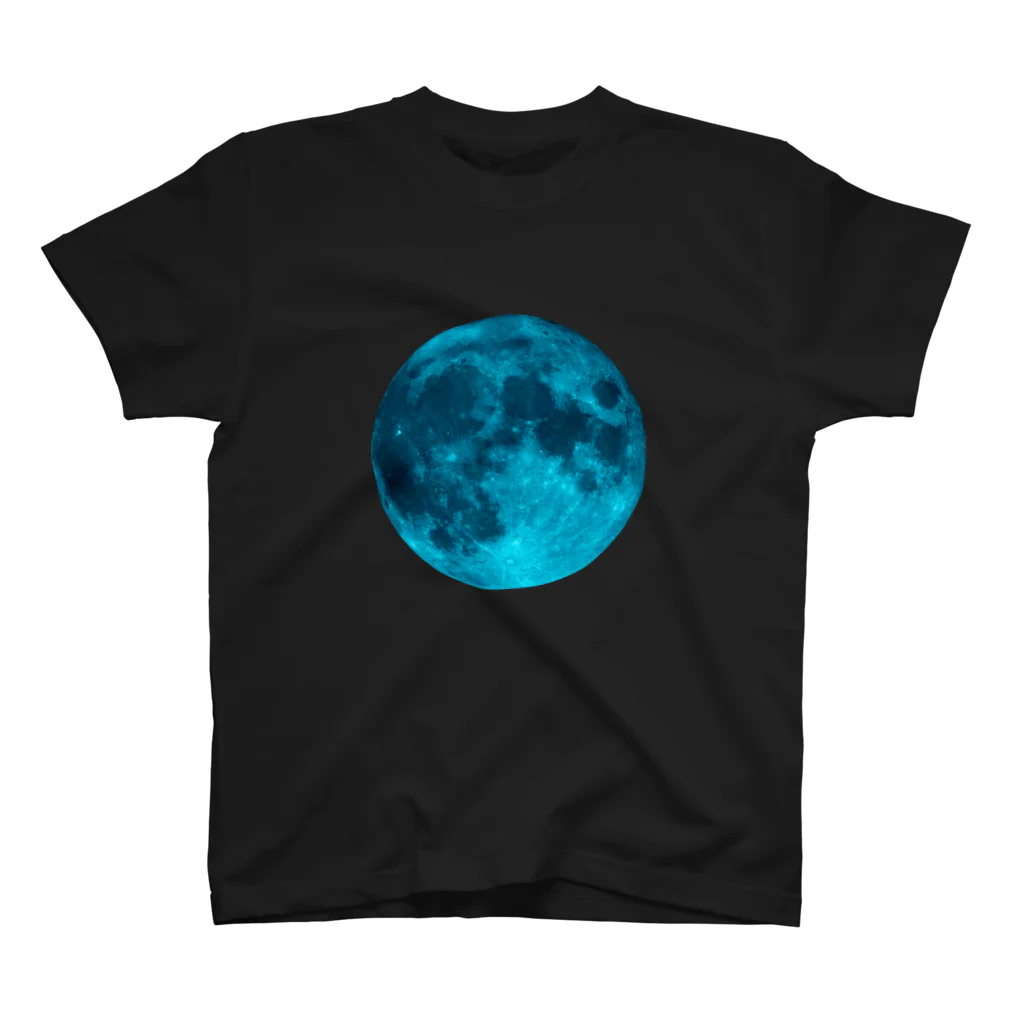 高野寛のSUZURIのBlue Moon スタンダードTシャツ