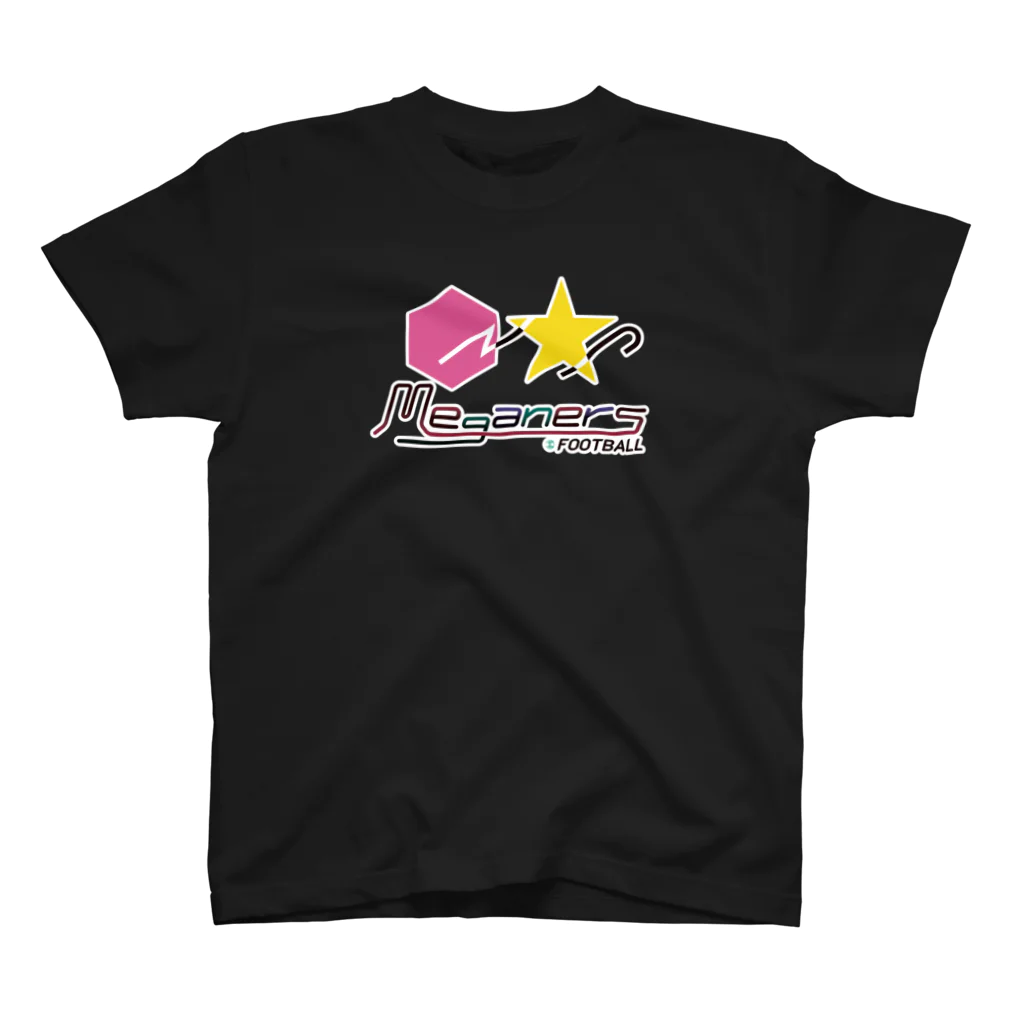 蹴球メガネーズの10色【ロック風】蹴球メガネーズ【デザイナーズ】 スタンダードTシャツ