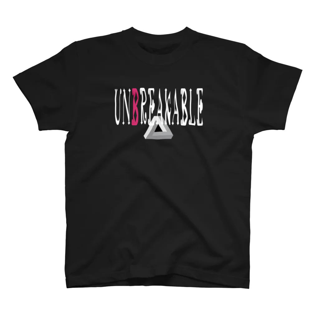 UNBのペンローズの三角形ロゴ Regular Fit T-Shirt