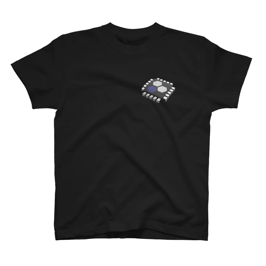二部ソフトウェア研究部のソフ研オリジナル「ロゴCPU」 Regular Fit T-Shirt