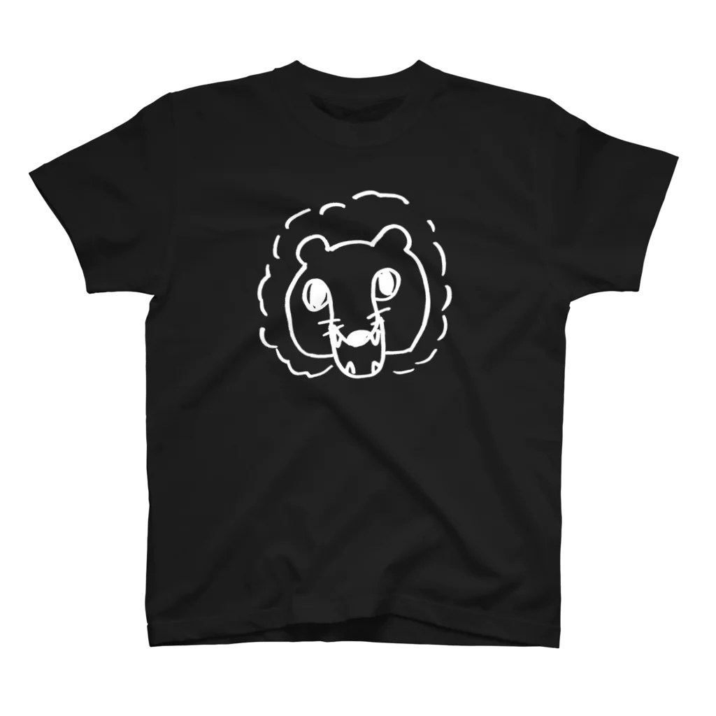 CONTE. suzuri店のT12-Lion-W スタンダードTシャツ