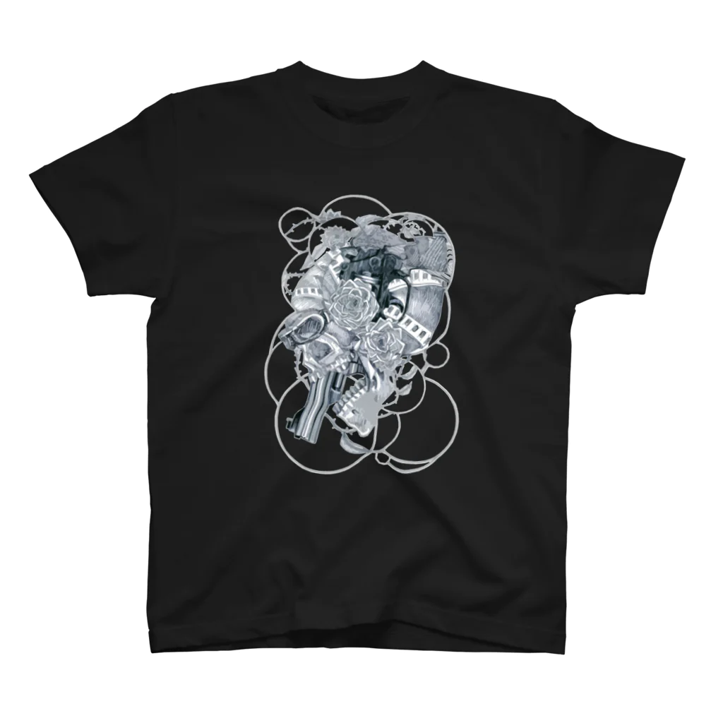 KaedeのScull-circles Regular Fit T-Shirt