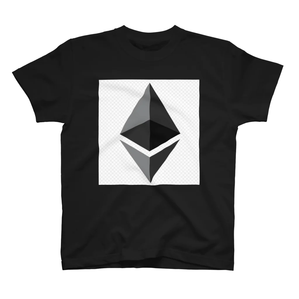 暗号資産と食べ物の仮想通貨　Ethereum（イーサリアム） スタンダードTシャツ