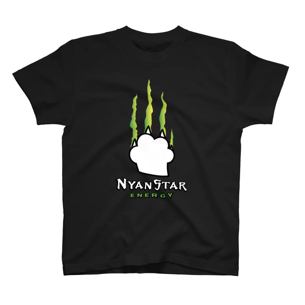 モルTのNYANSTAR　ニャンスター星 ネコの爪 スタンダードTシャツ