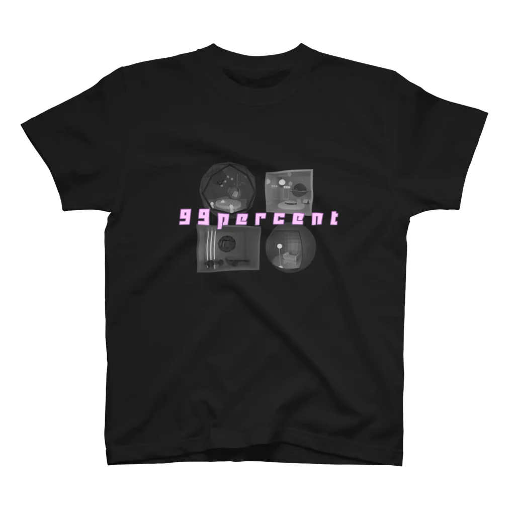 404 APARTMENTの99%Tシャツ Regular Fit T-Shirt