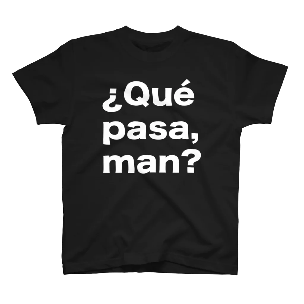 TシャツジャパンSUZURI店🇯🇵の¿Qué pasa,man?（ケパサメン）白文字 Regular Fit T-Shirt