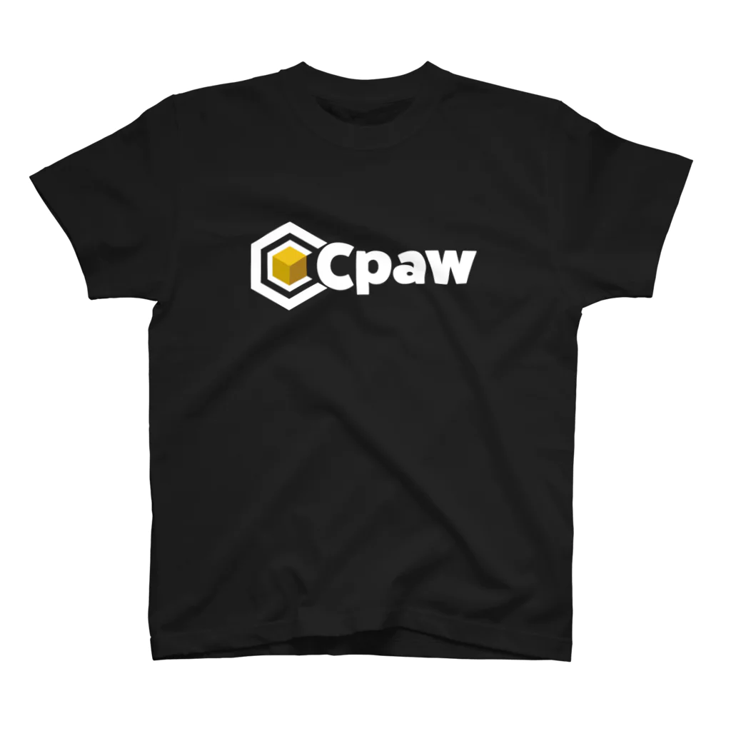 kotatu_kmのCpaw_NewLogo_white Regular Fit T-Shirt