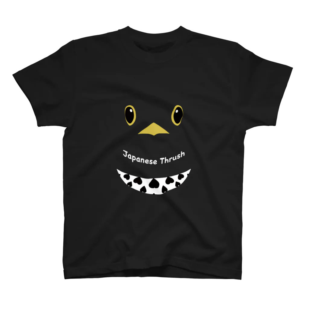 motif工房のクロツグミくん スタンダードTシャツ