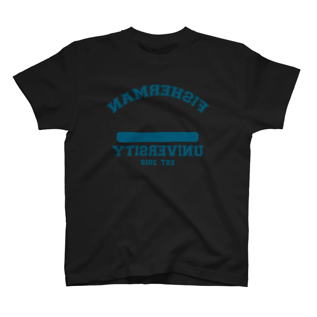 K-USHのFisherman University reverse Regular Fit T-Shirt