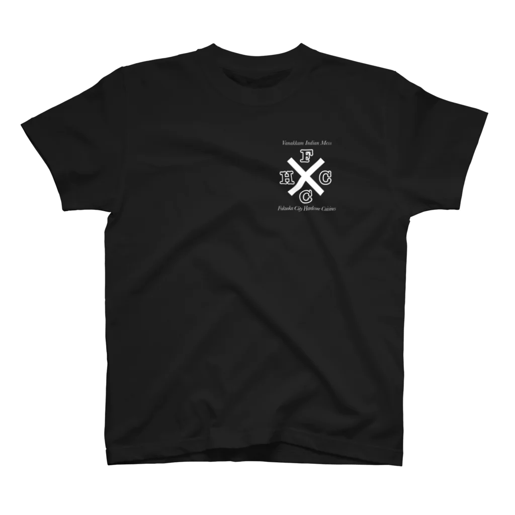 インド食堂ワナッカムのFxCxHxC/両面プリント Regular Fit T-Shirt