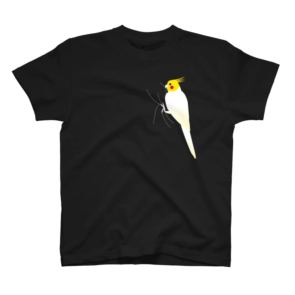 Jaune Vertの一緒に連れてって（オカメインコ・ルチノー） Regular Fit T-Shirt