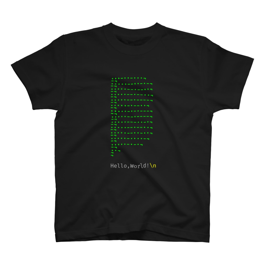 へいほぅの“Hello,World!” in Whitespace 3 Regular Fit T-Shirt