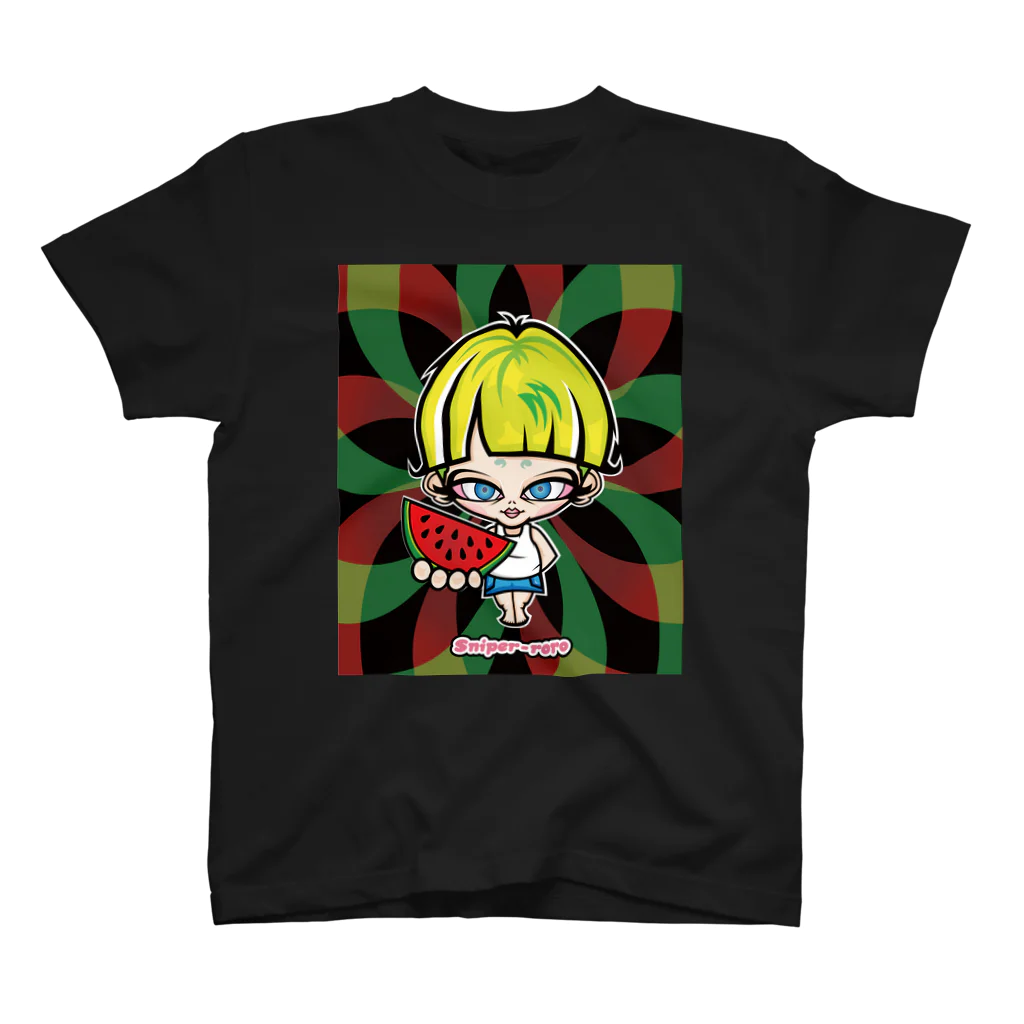 sniper-roroのすいか スタンダードTシャツ