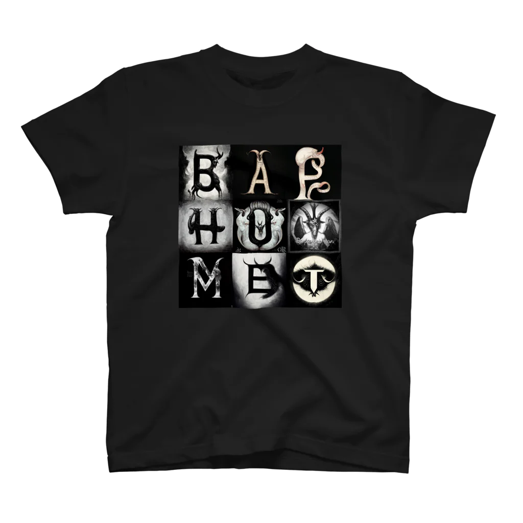 投資OLバフォメットちゃんの投資OLバフォメットちゃん「BAPHOMET」スタンダードロゴ Regular Fit T-Shirt