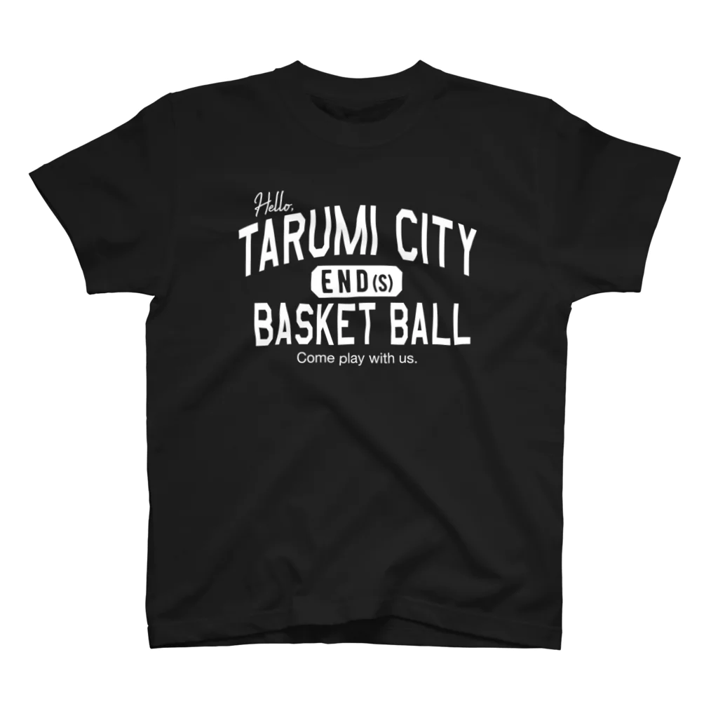 Vertrek 中の人のTARUMI CITY / BK Regular Fit T-Shirt