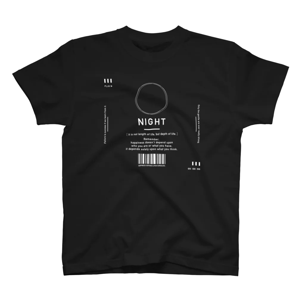 TANA_DESIGN_HONPOの夜を待てない人の為 スタンダードTシャツ