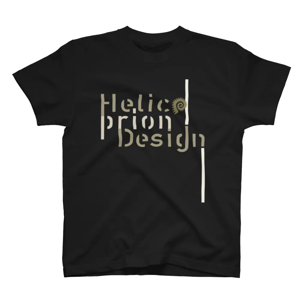 HelicoprionDesign（ヘリコプリオン デザイン）のHelicoprionDesignロゴタイプ Regular Fit T-Shirt