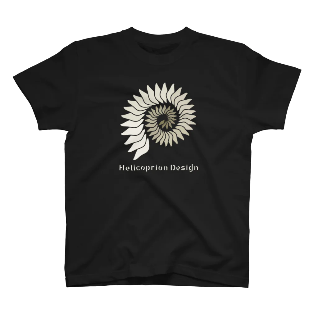 HelicoprionDesign（ヘリコプリオン デザイン）のHelicoprionDesignロゴマークver.2 Regular Fit T-Shirt