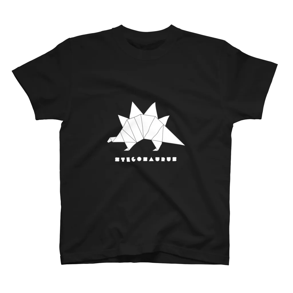 【恐竜】JURASSIC DESIGNINGの恐竜／ステゴサウルス スタンダードTシャツ