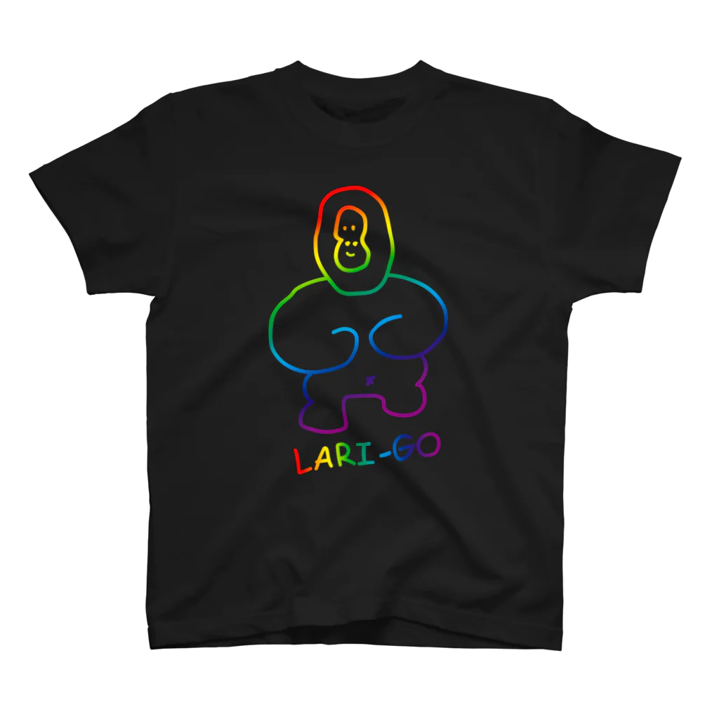 1ウッホのLARI-GO *RAINBOW* スタンダードTシャツ