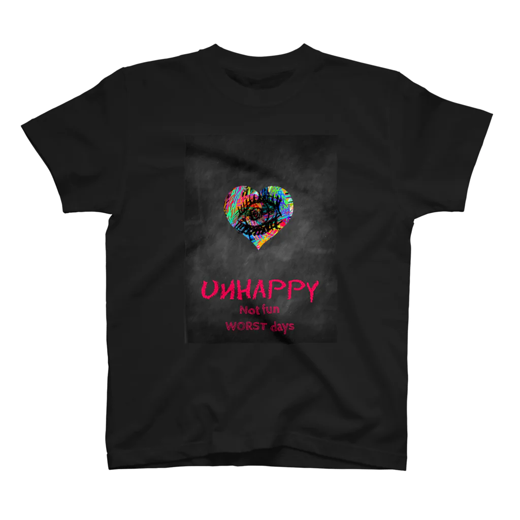 Rui-UnbalanceのUnhappy Regular Fit T-Shirt