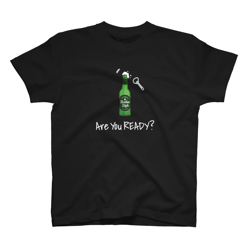 飲兵衛StyleのNonbee Style - Are You READY? - BEER スタンダードTシャツ