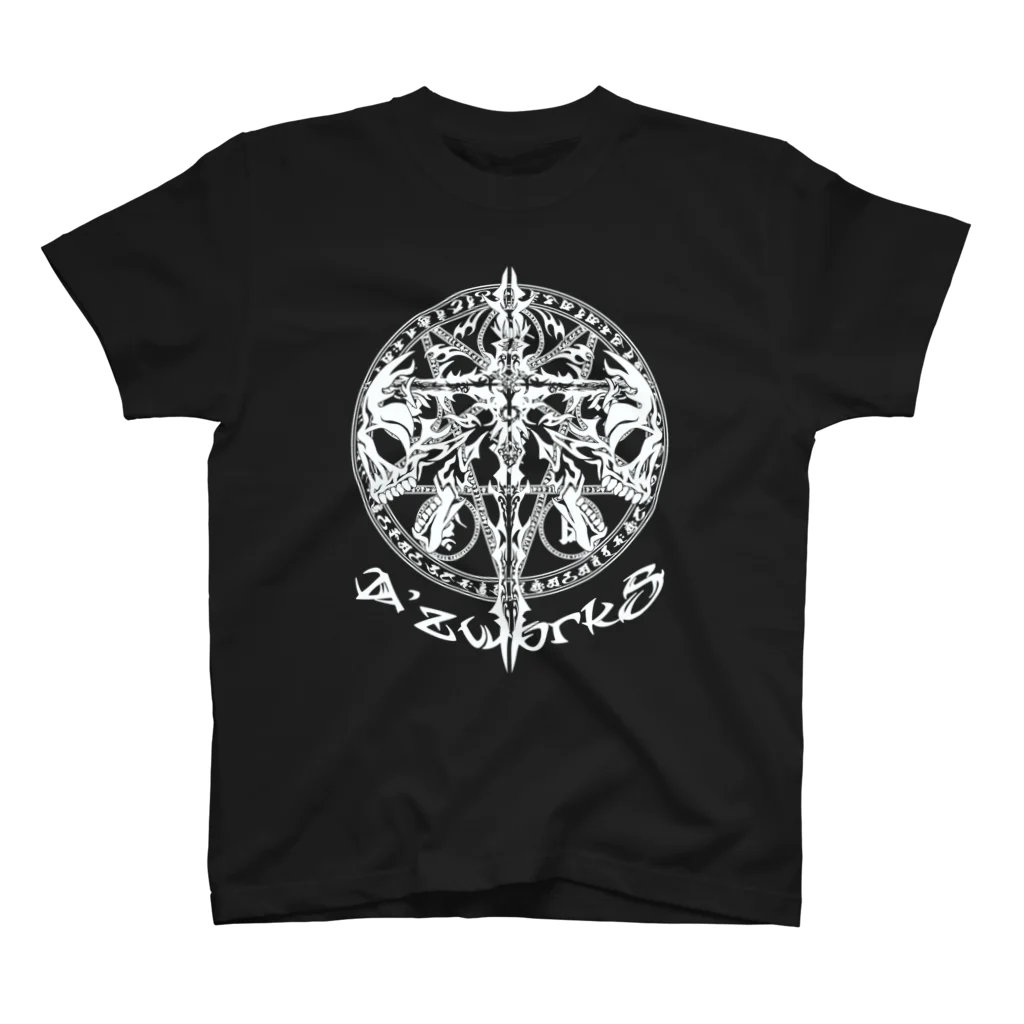 Ａ’ｚｗｏｒｋＳのTRIBALCROSS WHT スタンダードTシャツ