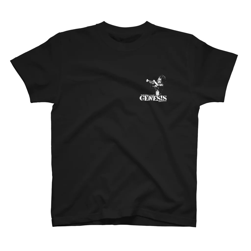 マーチング_GENESISのGENESISのラッパ吹き スタンダードTシャツ