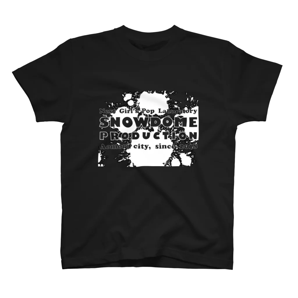 SNOWDOME PRODUCTIONのSNOWDOME PRODUCTION 2022 スタンダードTシャツ(黒フロントロゴ) スタンダードTシャツ