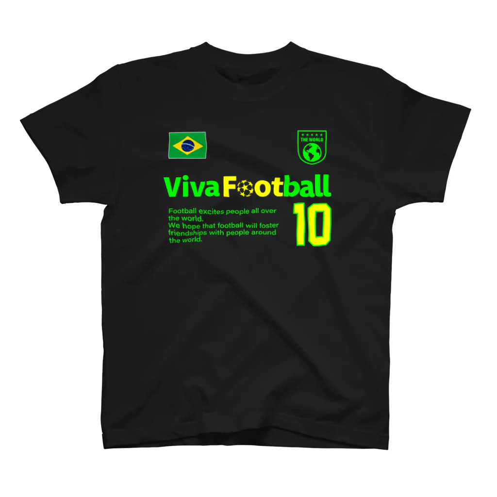 アージーのビバ！フットボール ブラジル スタンダードTシャツ