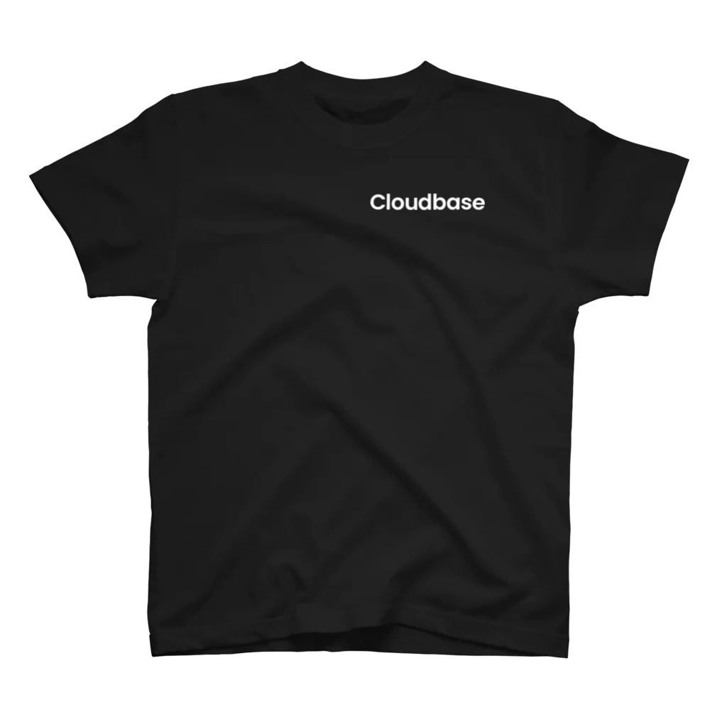 CloudbaseのCloudbase / Typo / White スタンダードTシャツ