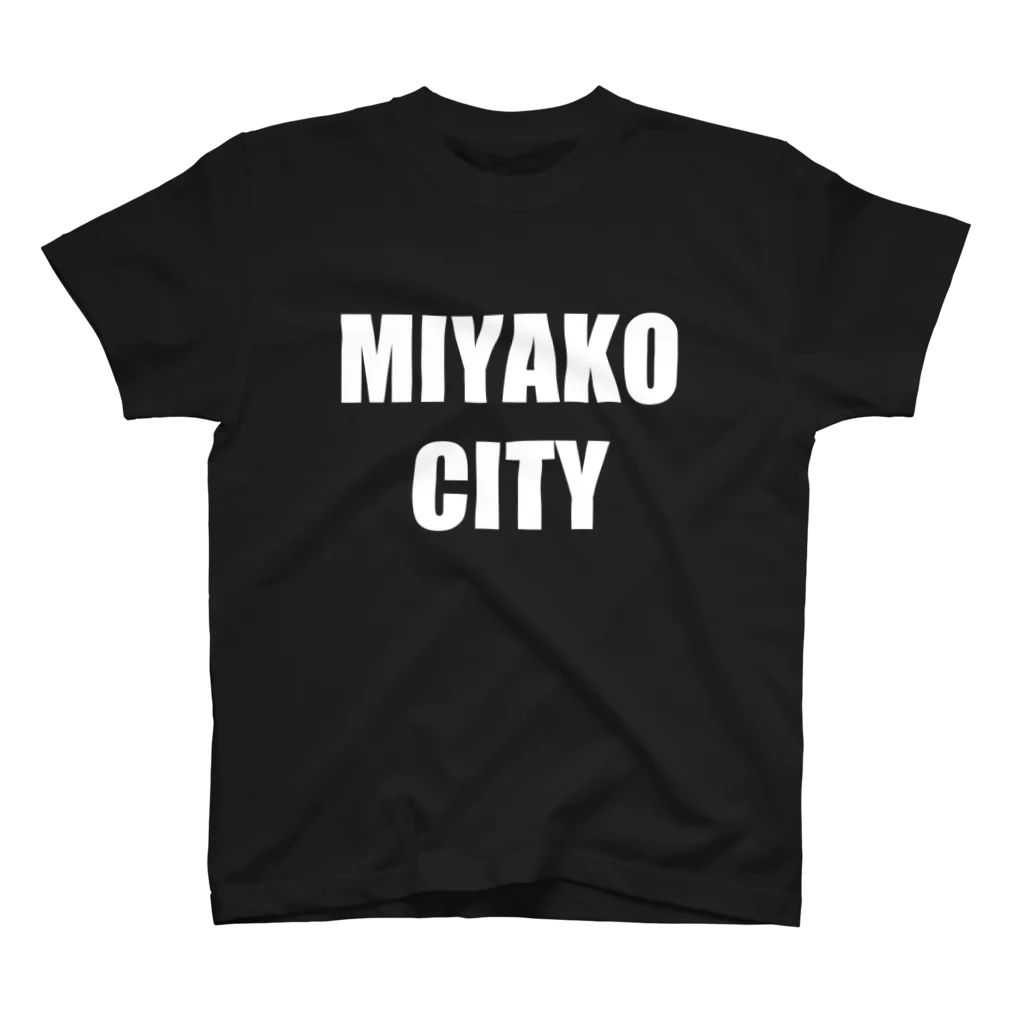 【公式】RE EARTH TV / リアスティーヴィーのMIYAKO CITY - Tee（WH-Dark Color）スタンダードTシャツ スタンダードTシャツ