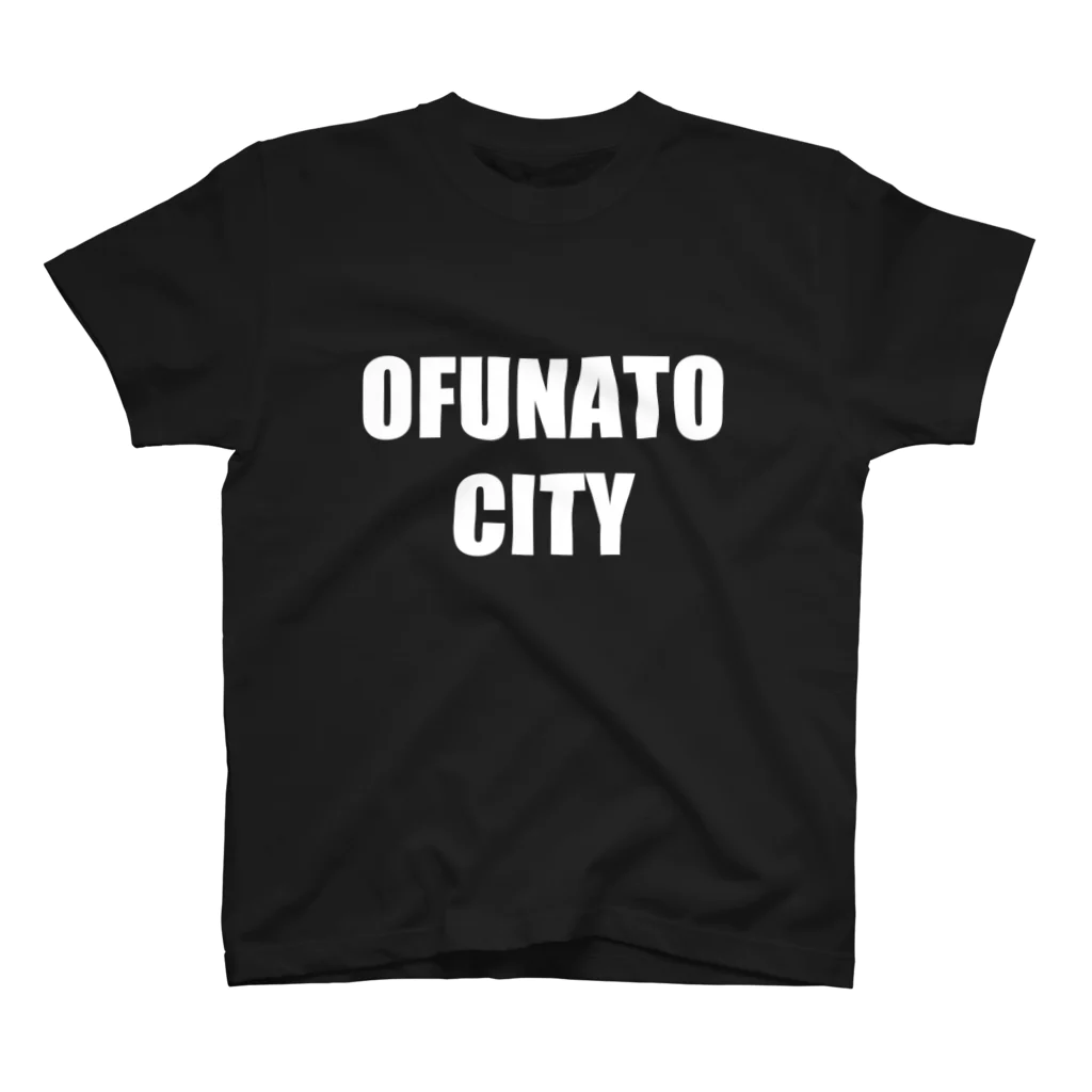 【公式】RE EARTH TV / リアスティーヴィーのOFUNATO CITY - Tee（WH-Dark Color）スタンダードTシャツ Regular Fit T-Shirt